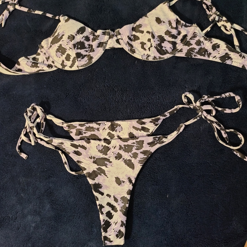 Cheetah print bikini